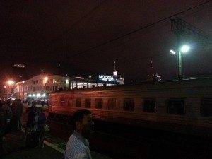 the train in moscow