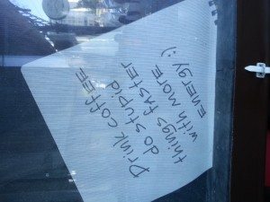 funny sign