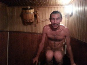 Dim the crazy russian about to jump into the "cold-tub"