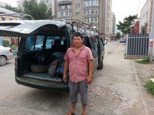 Eaggi our driver and our ride