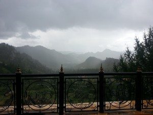 The view from the monastery