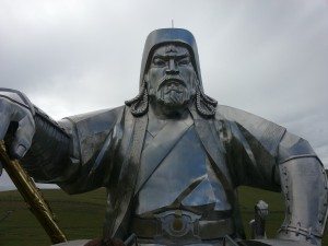 The face of the statue from taken from the horse