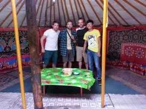 Francois, Nikolaj, Steve and Anand (our guide)