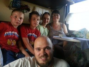 From the left: Pasha, Ilya, Katja, Olga