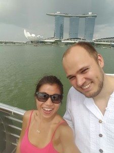 Marina Bay Sands in the background