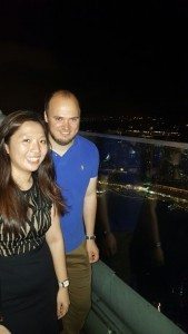 Grace and Me at the top of Altitude