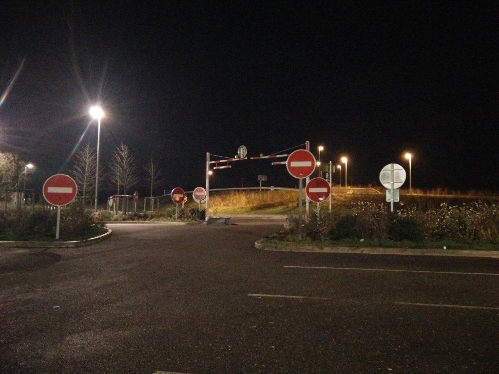 At a rest stop in France