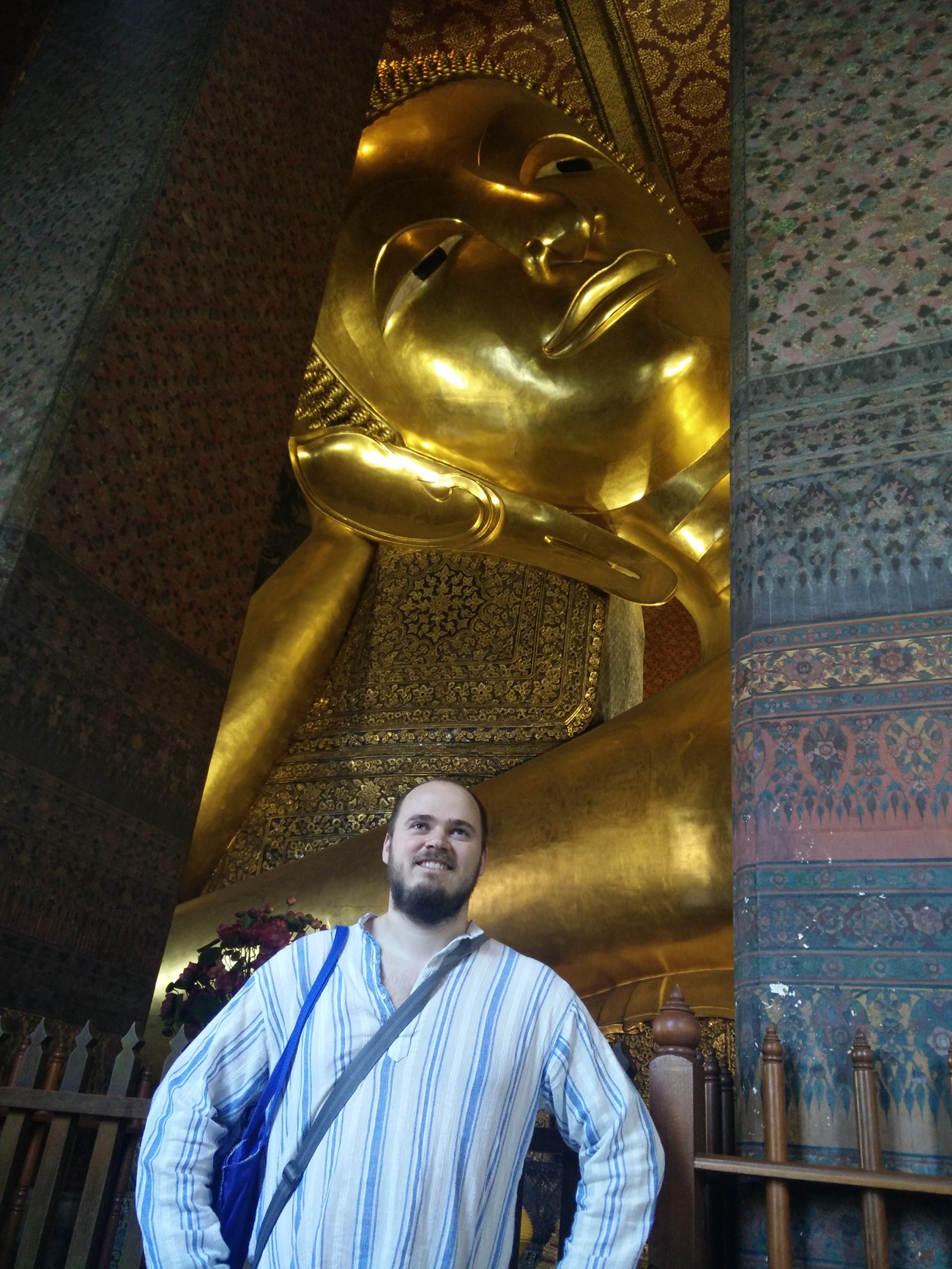 reclining buddha in wat pho