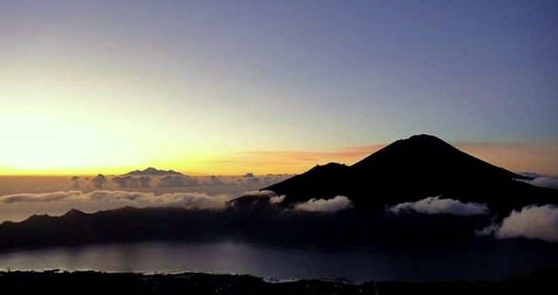 mt. batur bali sunrise