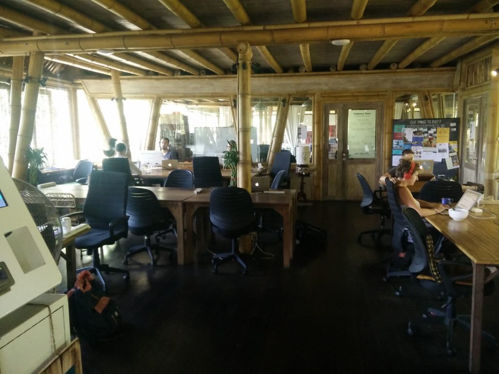 hubud co-working space in ubud