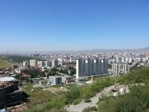 View from the soviet monument