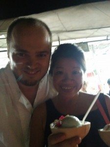 Thai coconut icecream